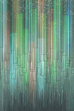 Abstract line art pattern, colorful texture background artistic painting.の写真素材