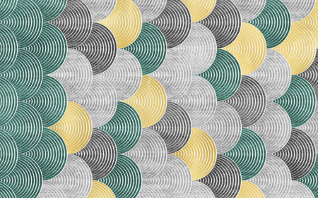 Modern simple abstract geometric art patternの写真素材