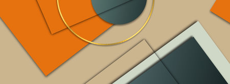Vector material design background. Abstract creative concept layout template. For web and mobile...