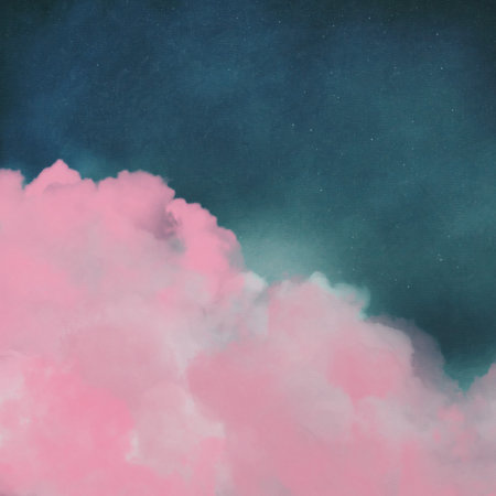 Soft cloudy is gradient pastel,Abstract sky background in sweet colorの写真素材