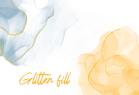 Watercolor abstract background. Alcohol ink hand painted texture. Vector illustration.の写真素材