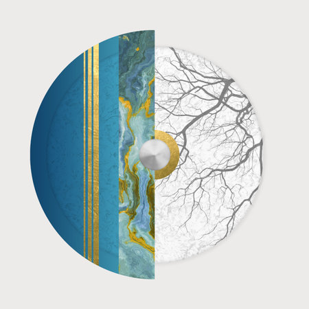 circle sticker with the image of the flag of Crimea on a white backgroundの写真素材