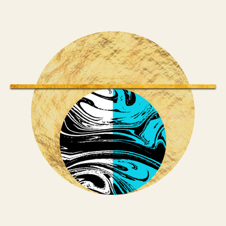 Abstract marble background. Hand drawn grunge texture. Vector illustration.の写真素材