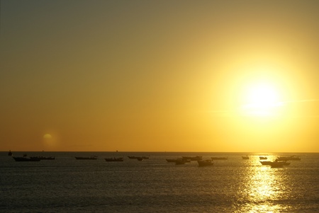 A Sunset Fishing Tripの写真素材