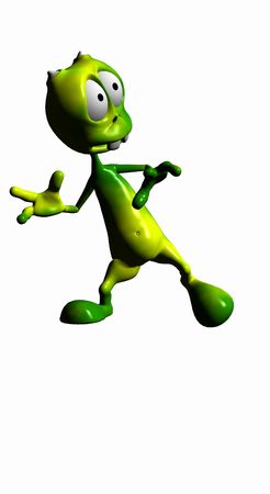 green alienの写真素材