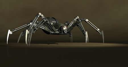 mechanical spiderの写真素材