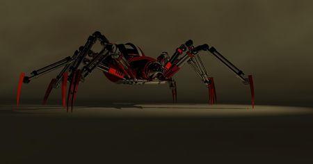 mechanical spiderの写真素材