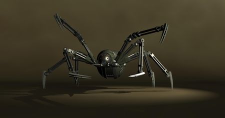 mechanical spiderの写真素材