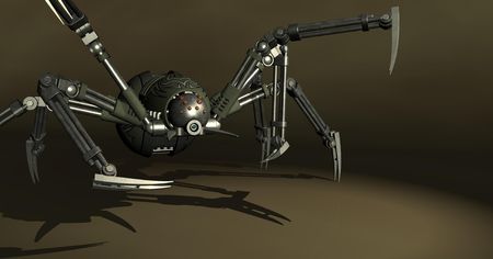 mechanical spiderの写真素材