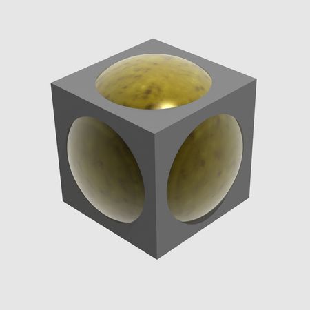 weird cubeの写真素材