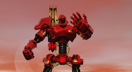 mech war machineの写真素材