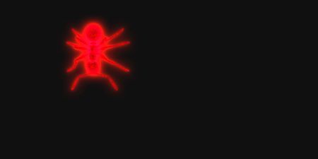 glowing antの写真素材