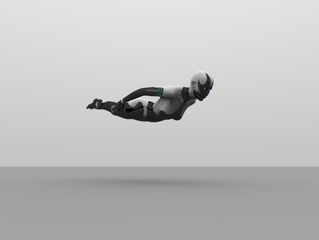 female cyborgの写真素材