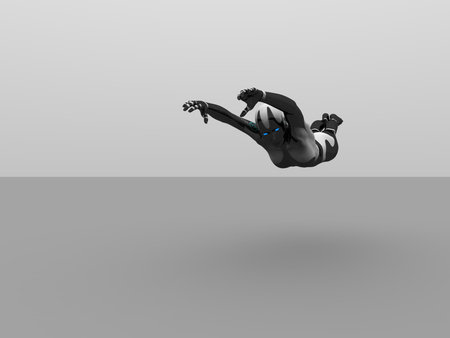 female cyborgの写真素材