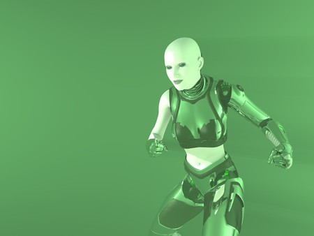 android womanの写真素材