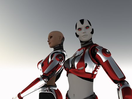 android womanの写真素材