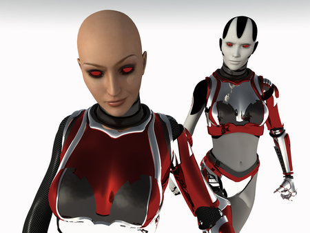 android womanの写真素材