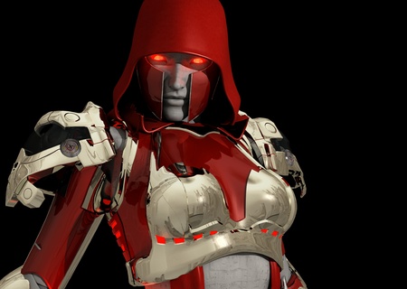 Advanced cyborg soldierの写真素材