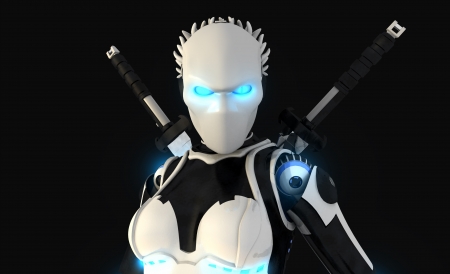 Android characterの写真素材