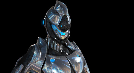 Futuristic super soldierの写真素材