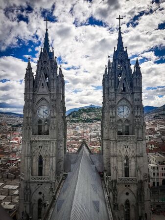 Basilica of the national vote, Ecuadorの写真素材