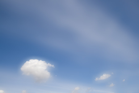 blue sky and clouds background の写真素材