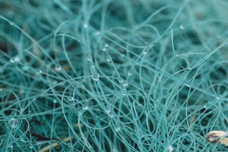 Fishing net close upの写真素材