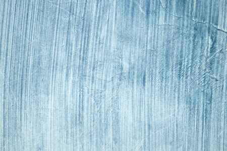 Detail of old blue wallの写真素材