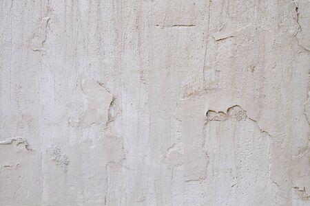 Old white wall background or textureの写真素材
