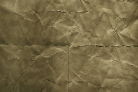 Old crumpled paper sheet textureの写真素材