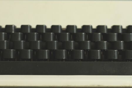 Detail of old vintage typewriterの写真素材
