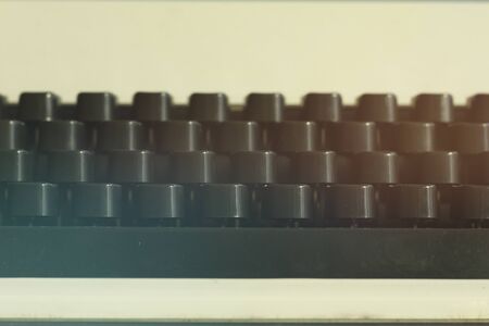 Detail of old vintage typewriterの写真素材