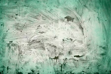Blue-green grungy backdrop or textureの写真素材