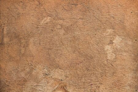 Detail of old leather textureの写真素材