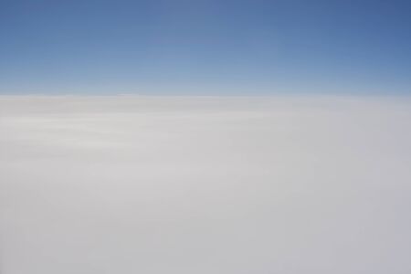 White clouds and blue skyの写真素材