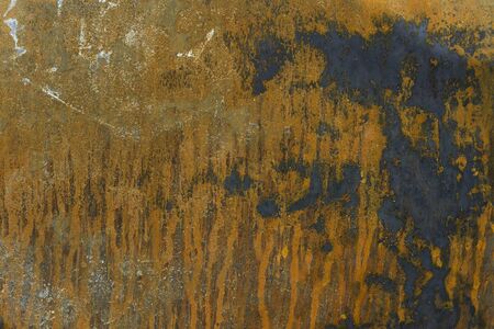 Old rusty grungy metallic sheet textureの写真素材