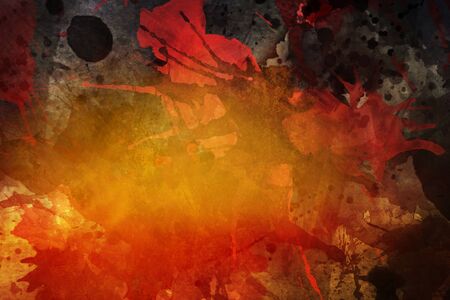 Grungy backdrop with paint splattersの写真素材