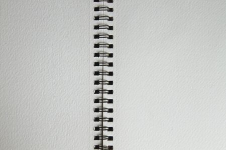 Blank watercolor paper pad with ringsの写真素材