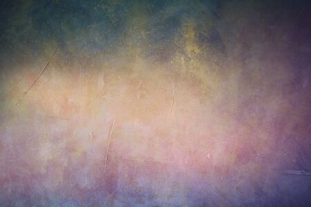 Old grungy backdrop with dark bordersの写真素材