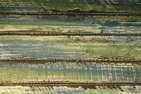 Old rustic wooden wall vintage distressed paintの写真素材