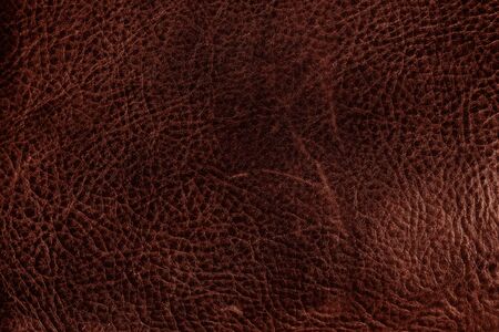 Detail of old leather textureの写真素材