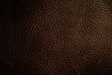 Dark brown old leather textureの写真素材