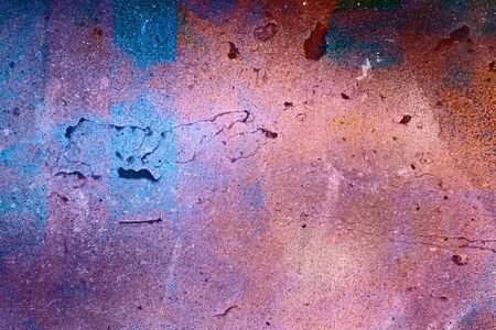 Old rusted wall grungy backdropの写真素材