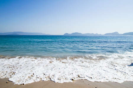 Melide beach, Spainの写真素材