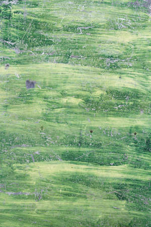 Old green rusted wall textureの写真素材