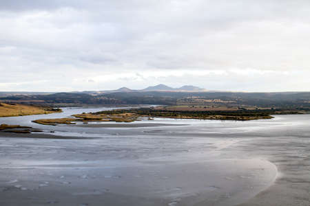 Tagus river basin in Toledo, Spainの写真素材