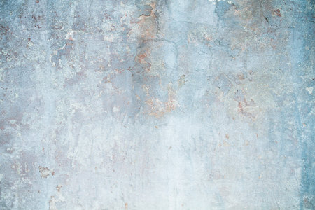 Old blue wall grungy background or texture