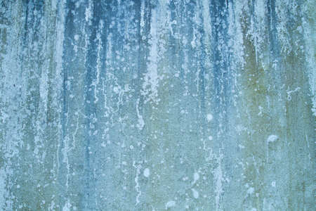 Old blue wall grungy background or textureの写真素材