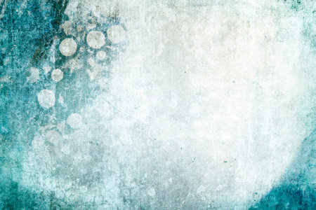 Blue grungy wall background or texture
