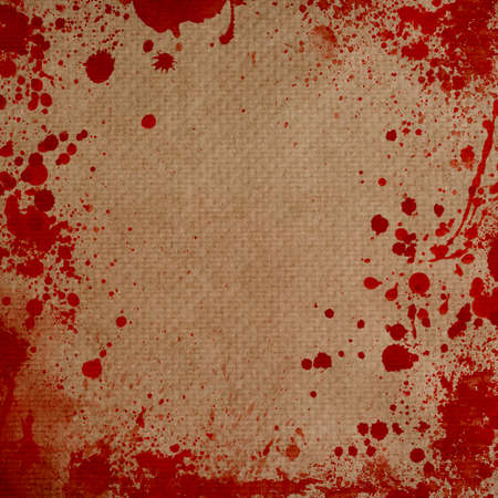 Blood stains on a paperの写真素材